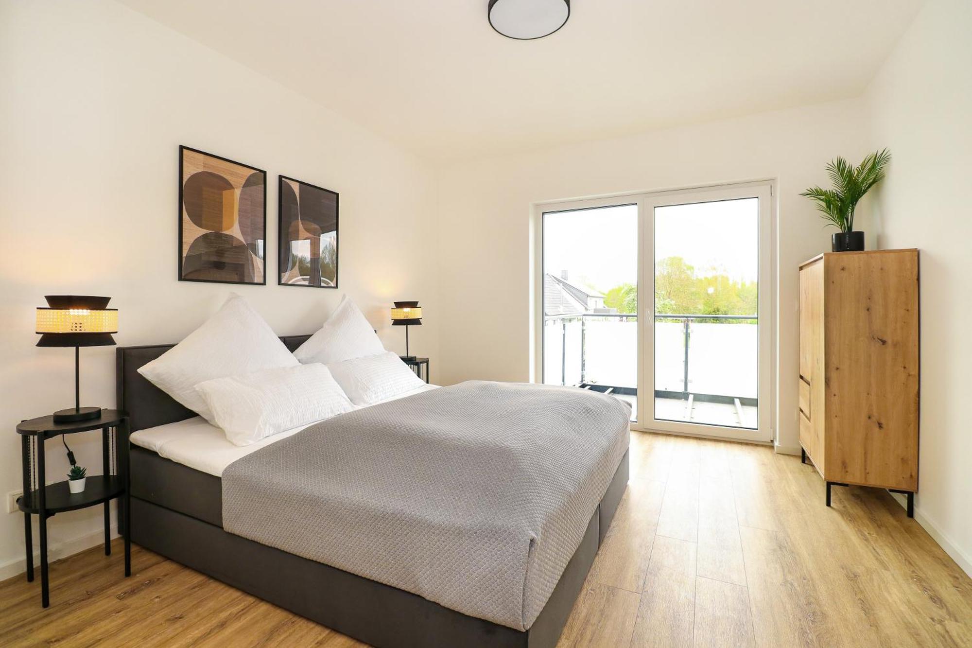 Lightplace - Moderne Apartments In Braunschweig - Balkon - Netflix - Am Kanal 외부 사진